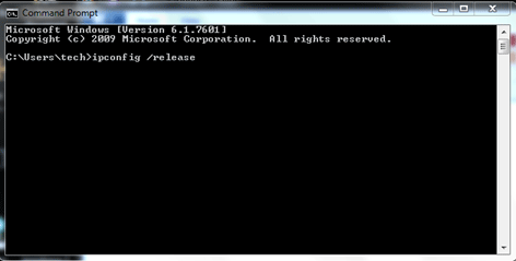 Windows 7 Command Prompt, IP Config